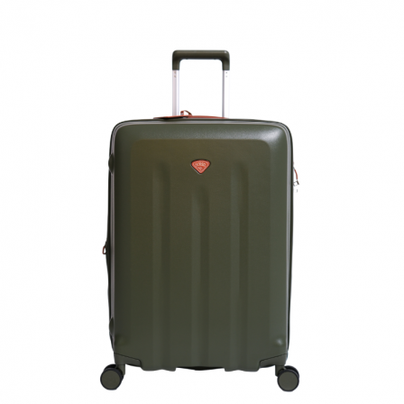 Medium expandable 4 wheels suitcase 66 cm