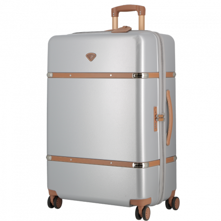 Valise fabriquée avec 70 bouteilles recyclées, 4 roues multidirectionnelles de 75 cm de hauteur - JUMP Bagages