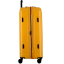 Valise jaune 4 roues extensible 77cm, de la collection Glossy de JUMP Bagages