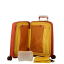Valise Terracotta-Orange 4 roues Extensible 55x35x20/24 cm Évaé | Jump® Bagages