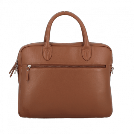 Serviette 1 soufflet 36 cm - portable 13" caramel UPPSALA CUIR| Jump® Bagages
