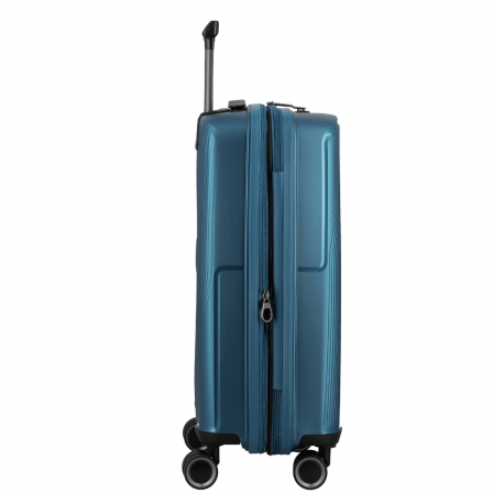 Valise 4 roues cabine extensible 55 cm T1 bleu| Jump® Bagages