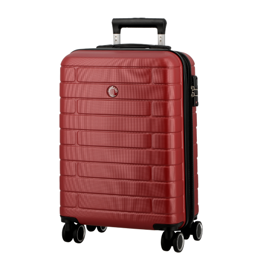 Valise Extensible 4 roues 55 cm Largeur 35 cm rouge| Jump® Bagages