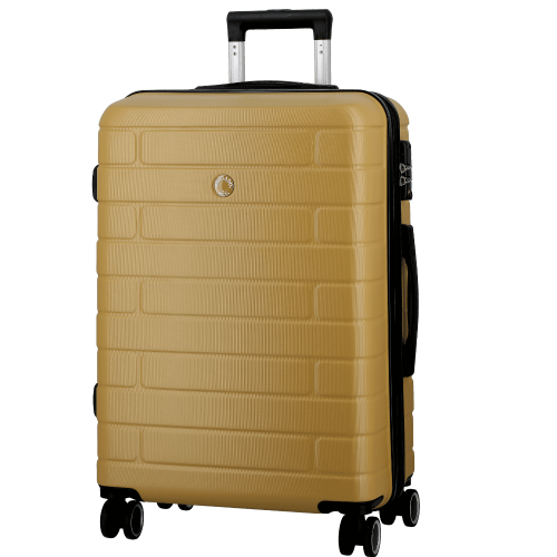 Valise 4 roues Moyenne Extensible 66 cm jaune | Jump® Bagages