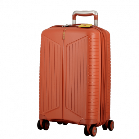 Valise Terracotta-Orange 4 roues Extensible 55x35x20/24 cm Évaé | Jump® Bagages