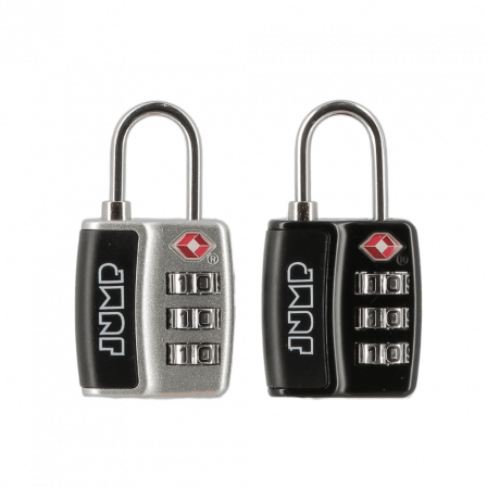 Cadenas TSA à câble à combinaison 3 chiffres noir | Jump® Bagages