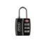 Cadenas TSA à câble à combinaison 3 chiffres noir | Jump® Bagages