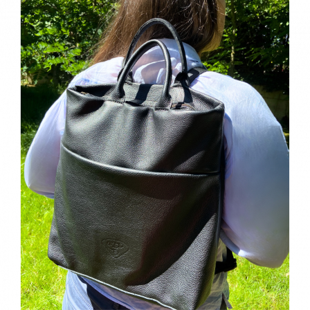 Sac à dos cartable Marron