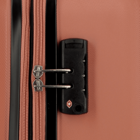 Valise 4 roues Moyenne Extensible 66 cm cuivre  | Jump® Bagages
