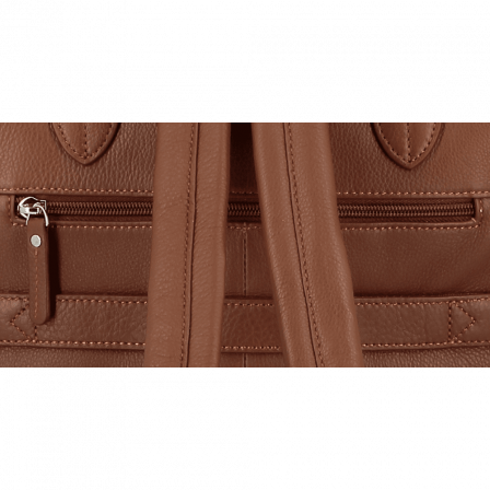 Sac à dos 38 cm Squarmouth - Portable 15" caramel UPPSALA CUIR| Jump® Bagages