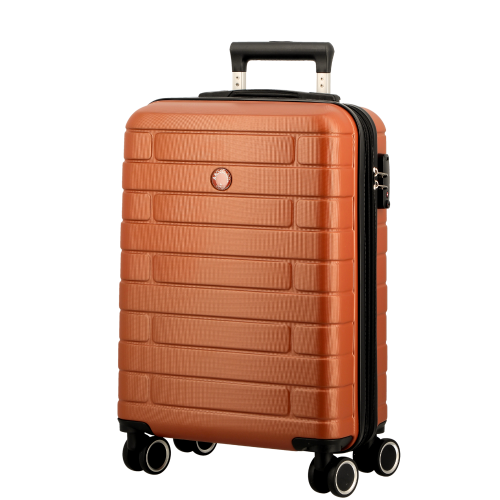 Valise Extensible 4 roues 55 cm Largeur 35 cm terracotta orange| Jump® Bagages