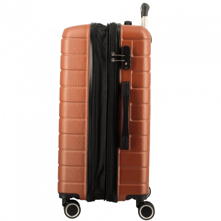 Valise 4 roues Jumbo Extensible 76 cm Terracotta orange | Jump® Bagages