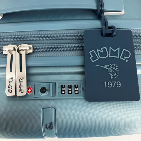Valise Bleue 4 roues Extensible 55x35x20/24 cm Évaé | Jump® Bagages