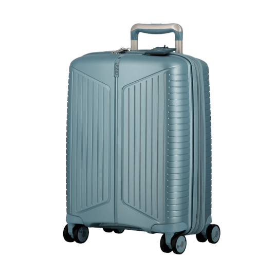 Valise Bleue 4 roues Extensible 55x35x20/24 cm Évaé | Jump® Bagages