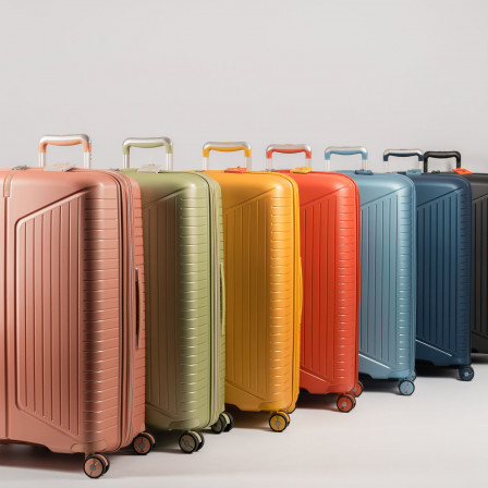 Valise Jaune 4 roues Extensible 55x35x20/24 cm Évaé | Jump® Bagages