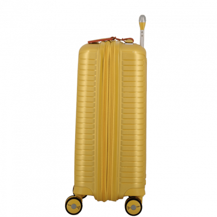 Valise Jaune 4 roues Extensible 55x35x20/24 cm Évaé | Jump® Bagages