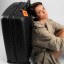 Valise Gris Anthracite 4 roues Extensible 55x35x20/24 cm Évaé | Jump® Bagages