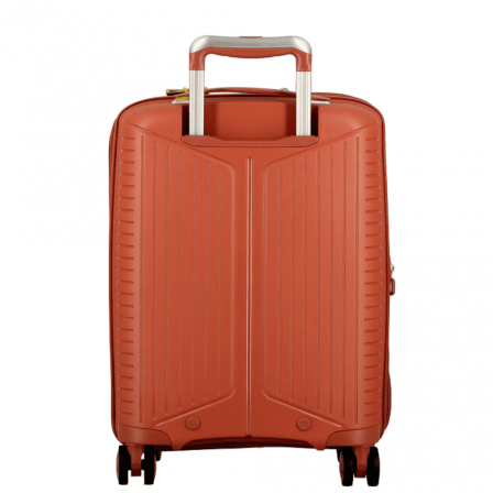 Valise Terracotta-Orange 4 roues Extensible 55x35x20/24 cm Évaé | Jump® Bagages