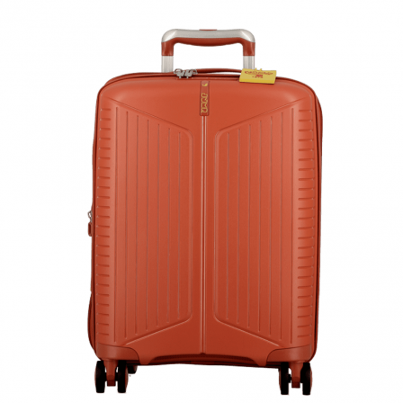 Valise Terracotta-Orange 4 roues Extensible 55x35x20/24 cm Évaé | Jump® Bagages