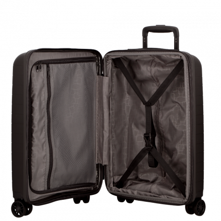 Valise Striper 4 roues extensible Ebène 55x35x20/24 cm