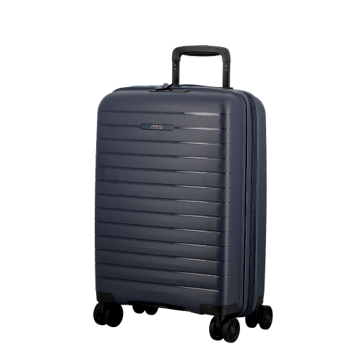 Valise Bleu marine 4 roues Extensible 55x35x20/24 cm Striper| Jump® Bagages