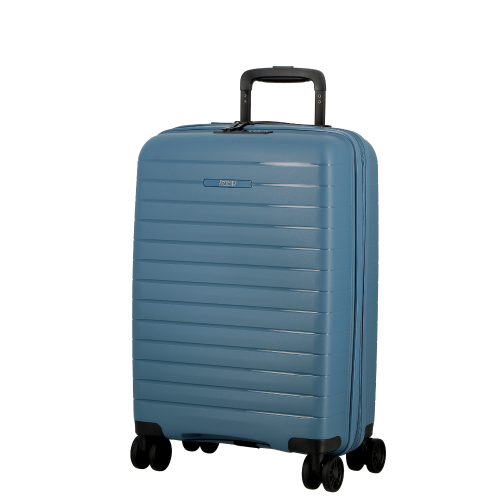 Valise Bleu 4 roues Extensible 55x35x20/24 cm Striper| Jump® Bagages