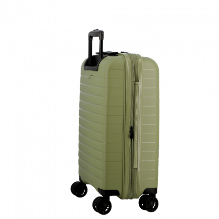 Valise Vert clair 4 roues Extensible 55x35x20/24 cm Striper| Jump® Bagages