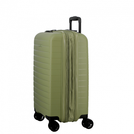 Valise Vert clair 4 roues Extensible 55x35x20/24 cm Striper| Jump® Bagages