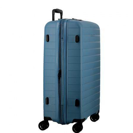 Valise Bleu 4 roues Extensible 66x44x26/30 cm Striper| Jump® Bagages