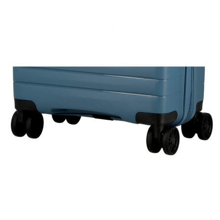 Valise Bleu 4 roues Extensible 66x44x26/30 cm Striper| Jump® Bagages