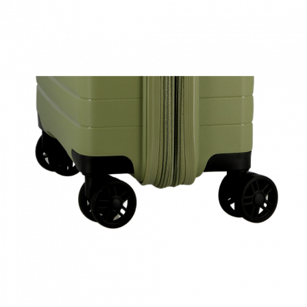 Valise Vert clair 4 roues Extensible 66x44x26/30 cm Striper| Jump® Bagages