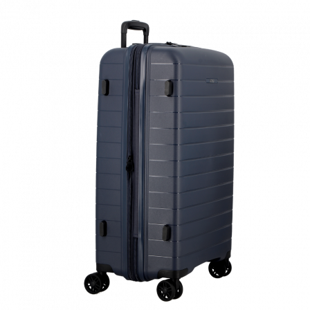 Valise Bleu marine 4 roues Extensible 66x44x26/30 cm Striper| Jump® Bagages