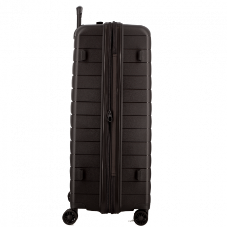 Valise Ebène 4 roues Extensible 77x51x30/34 cm Striper| Jump® Bagages
