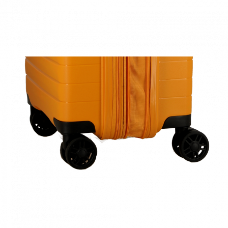 Valise Jaune 4 roues Extensible 77x51x30/34 cm Striper| Jump® Bagages