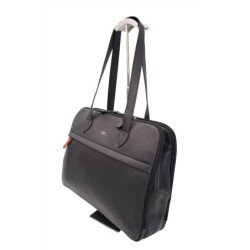 Porté Epaule 40 cm - portable 15" noir UPPSALA CUIR| Jump® Bagages