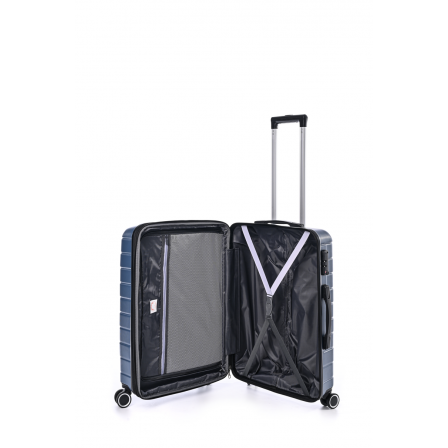 Valise 4 roues cabine extensible 55x35x20/24 cm