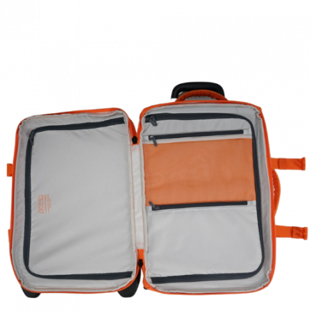 Trolley bag 2 cabin compartments 50x35x20 cm
